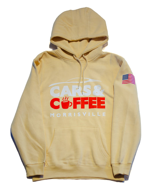 Premium+ Cars and Coffee Morrisville Hoodie - Pina Colada