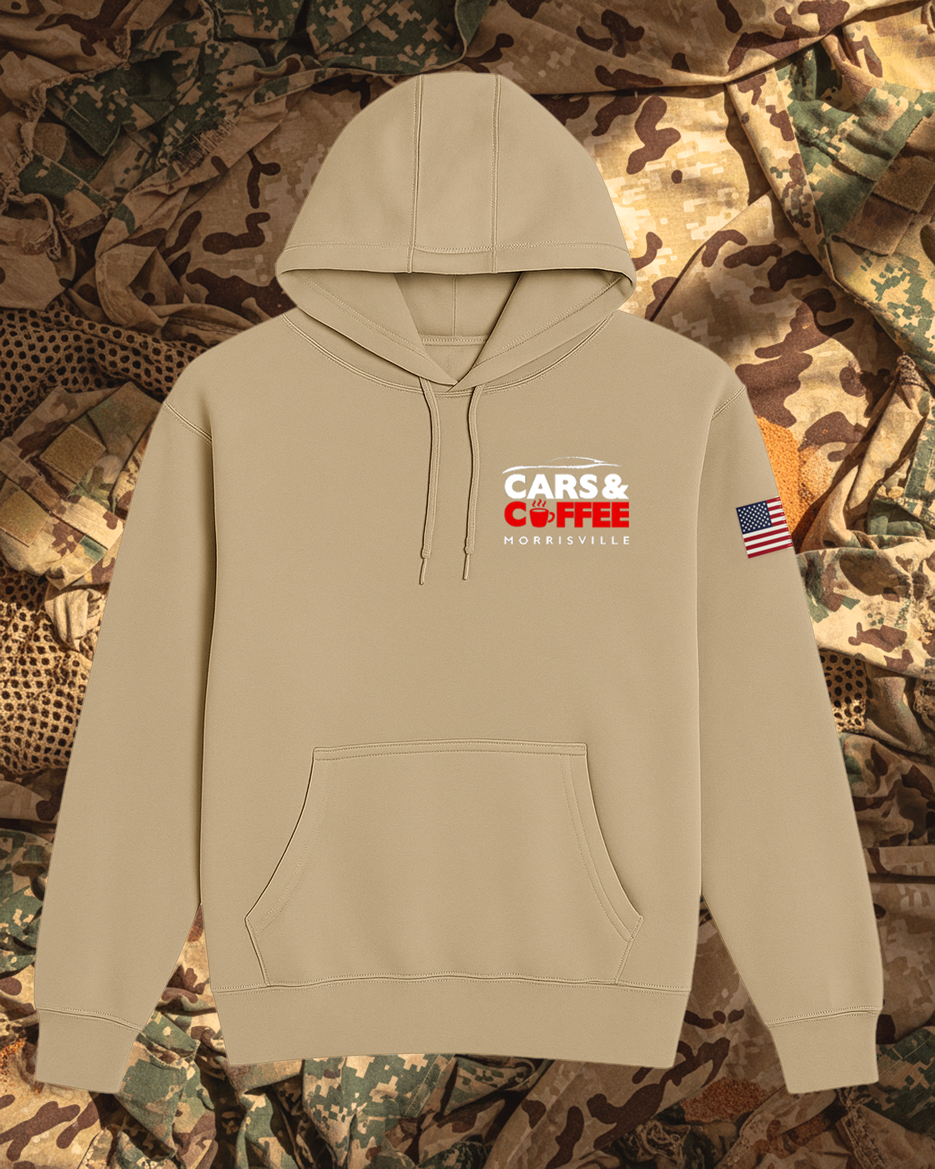 Limited Edition - Premium+ Hoodie [Desert Tan] HEAVYWEIGHT – EZ